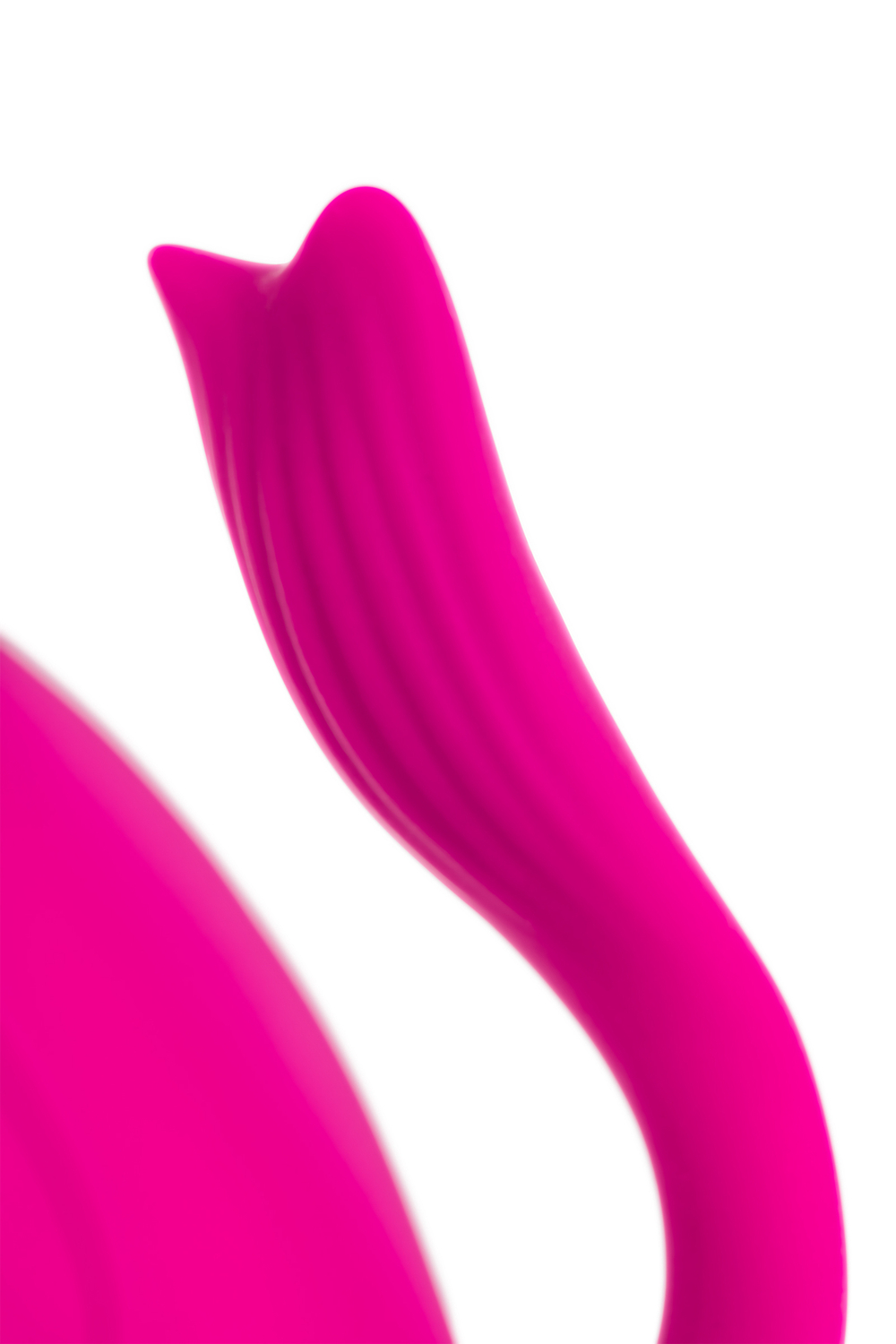 Вибратор для пар A-TOYS Dolphy, силикон, розовый, 9,6 см