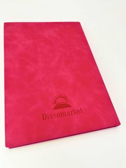 Блокнот А5 100л. в клетку Малиновый (К44-522КА5)