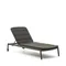 Алюминиевый шезлонг Marcona черный