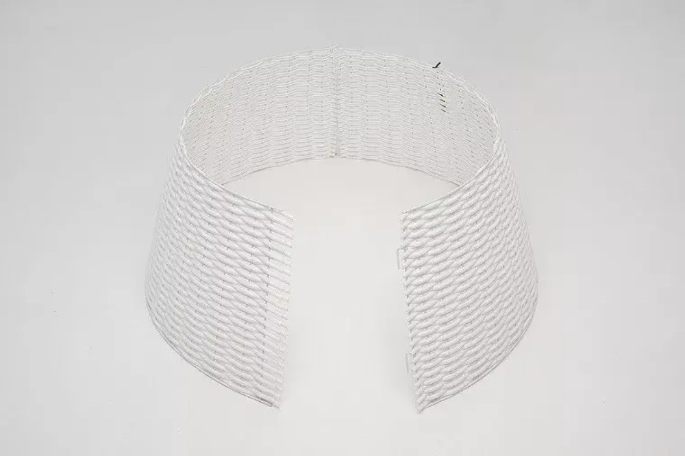 Корзина под елку Люкс Палермо 87 см., разборная, белый, ЕлкиТорг (87-223)