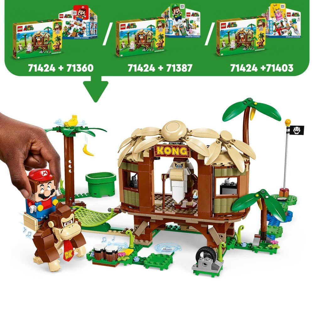 LEGO Super Mario — Дом на дереве Donkey Kong — Набор расширения 71424 / артикул   71424  / GTIN 5702017415765