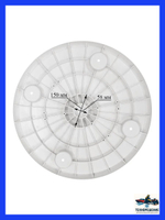 Столешница пластиковая круглая 610 мм/ Стол на судно, лодку, катер