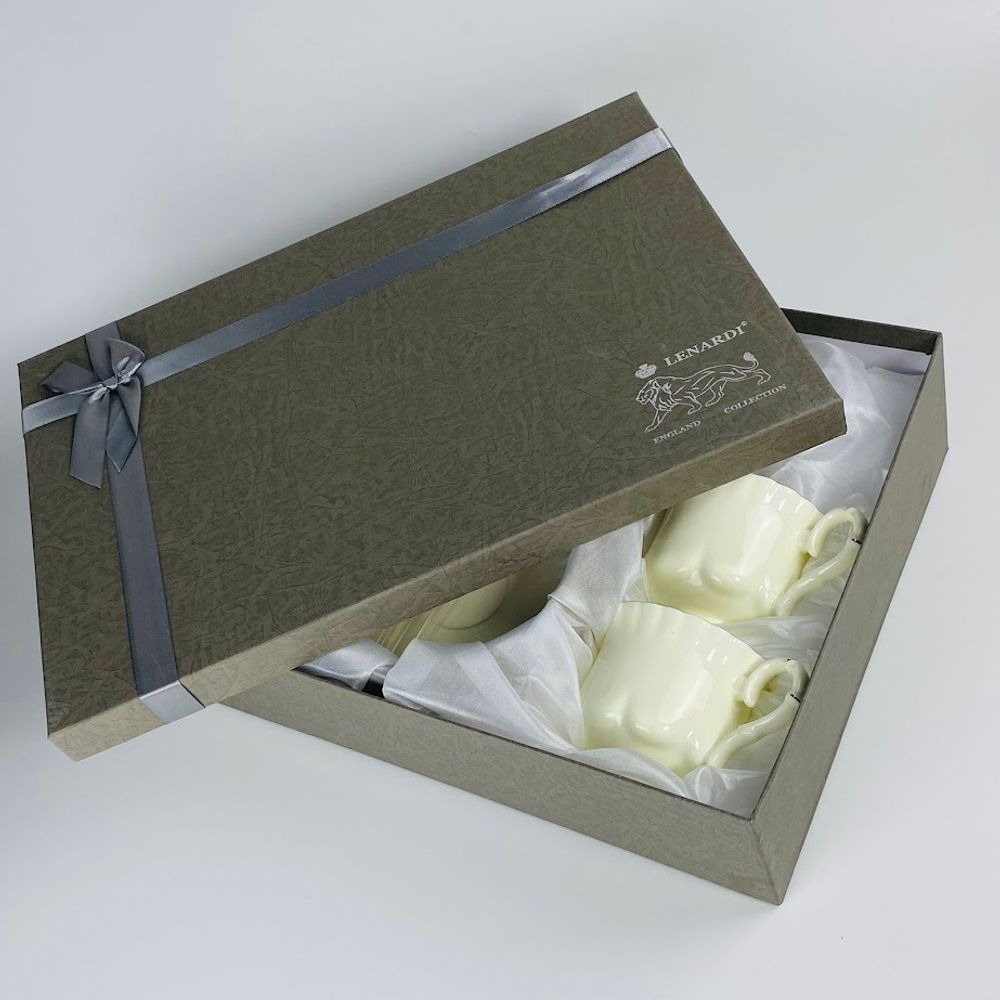 Lenardi 181-235 Кофейный набор 12пр.150мл в под.уп.(х8)Фарфор