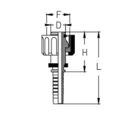 Фитинг DN 06 DKF-W (Г) 22x1.5