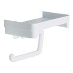 Держатель для туалетной бумаги с полочкой