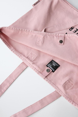 ZARA СУМКА-ШОПЕР PEANUTS™, РОЗОВЫЙ