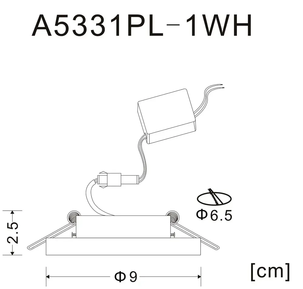 Точечный встраиваемый светильник Arte Lamp