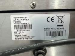 Гриль прижимной BARTSCHER A150.674