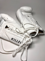 Перчатки для бокса Tomorrow Star Killer белые на шнуровке