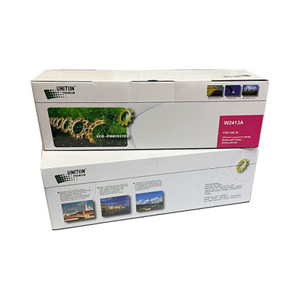 Картридж для HP M155/MFP M182/M183 W2413A magenta (без ЧИПА) UNITON Premium GREEN