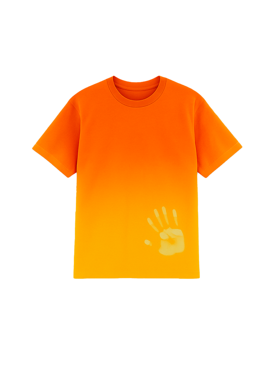 Orange Termochromic T-shirt (оранжево-желтый) [от 50 шт]