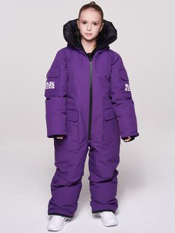 Комбинезон детский пуховый BASK kids YETI фиолетовый