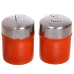 Набор для специй 2шт (солонка+перечница 5*6см) с покрытием жатка