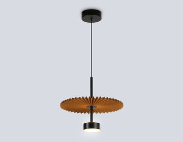 Подвесной светодиодный светильник LED 6W 3000К LH72607 BK/CF чёрный/кофе High Light Modern Ambrella