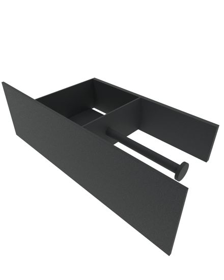 Полка для туалетной бумаги Roll R (черный)