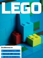 Конструктор Майнкрафт Голубая крепость 898 деталей