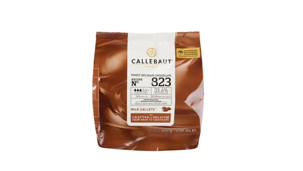 Шоколад молочный Callebaut (33,6%), 400 г
