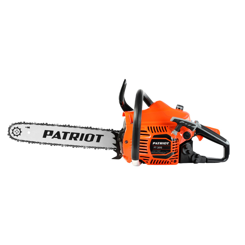 Пила цепная бензиновая PATRIOT PT 3816, 2.0л.с., 16", Easy Start