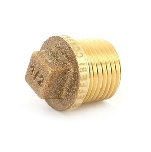 Заглушки Effebi НР с наружной резьбой из бронзы