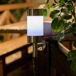 USL-F-153-MM220 SYDNEY Cветильник настенный на солнечной батарее. 1 светодиод. Белый свет. 1xАА Ni-Mh аккумулятор в-к. IP44. TM Uniel
