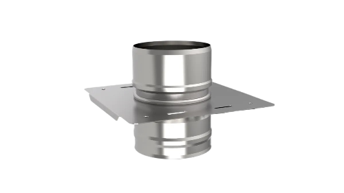 Площадка монтажная одностенная (439/0,8 мм) Ф100 (Ferrum)