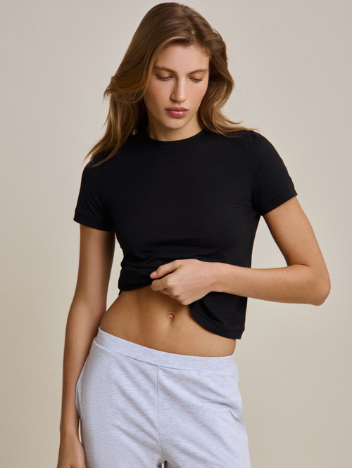 Футболка Tyler T-shirt Black in Cotton