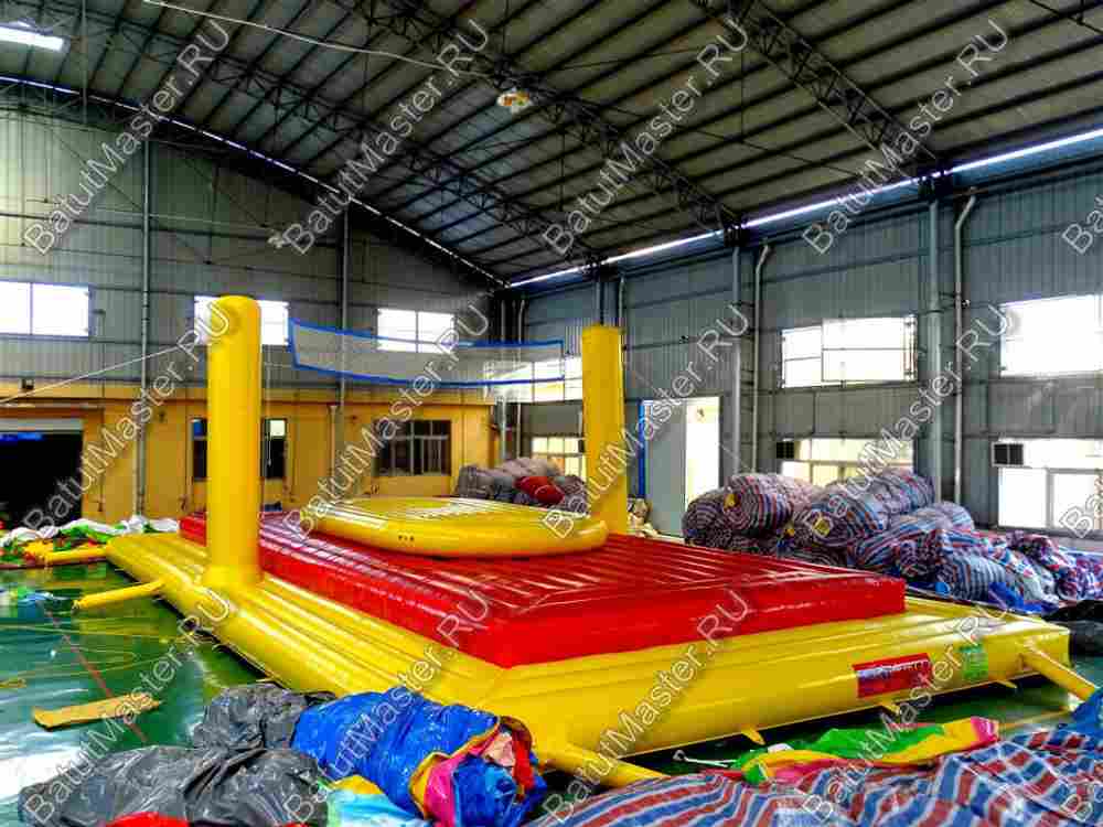 Площадка «Взлёт 2» для игры в Боссабол 17×8×5 м, двухуровневая