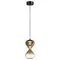 5094/4LA PENDANT ODL25 415 черный/золотой градиент/прозрачн./металл/стекло Подвес LED 4W 4000K 388Лм GLESSI