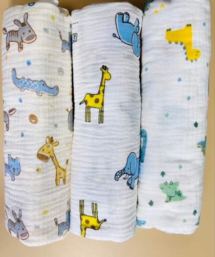 Пеленки из муслина (мальчик - расцветка)