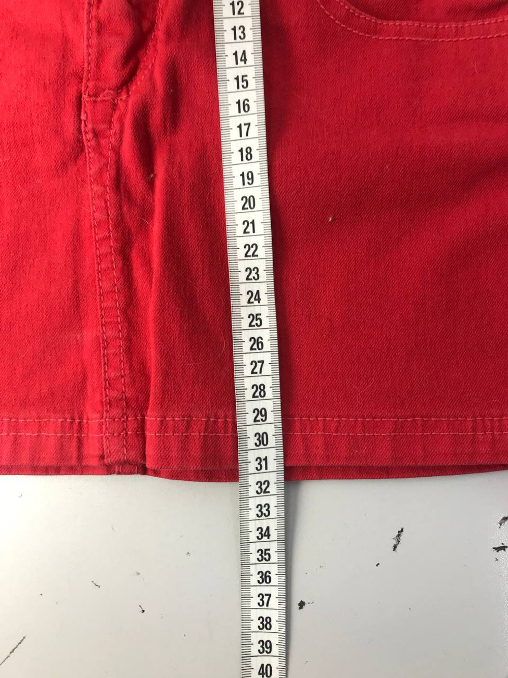 Юбка Bershka огненно-красная 42 размер