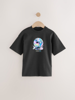 Футболка для мальчика Next AG3-083, 3 шт., Салатовый, Белый, Черный