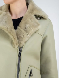 Дубленка авиатор натуральная зимняя