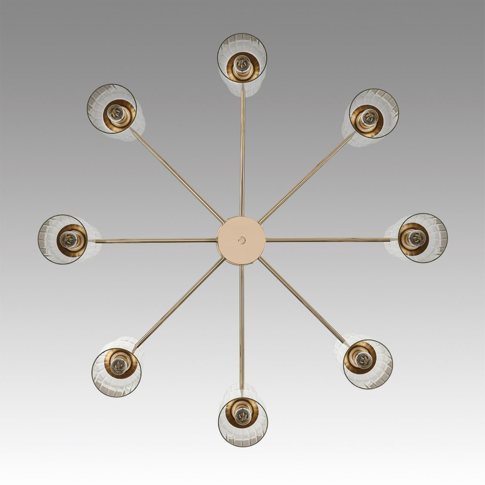 6586/16 MODERNI LN26 132 золото/прозрачный, металл/стекло Люстра подвесная E14 16*40W 220V KASSIA