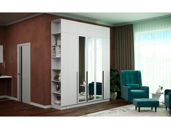 Шкаф МАДРИД 5-ти дв 2000 с зеркалом