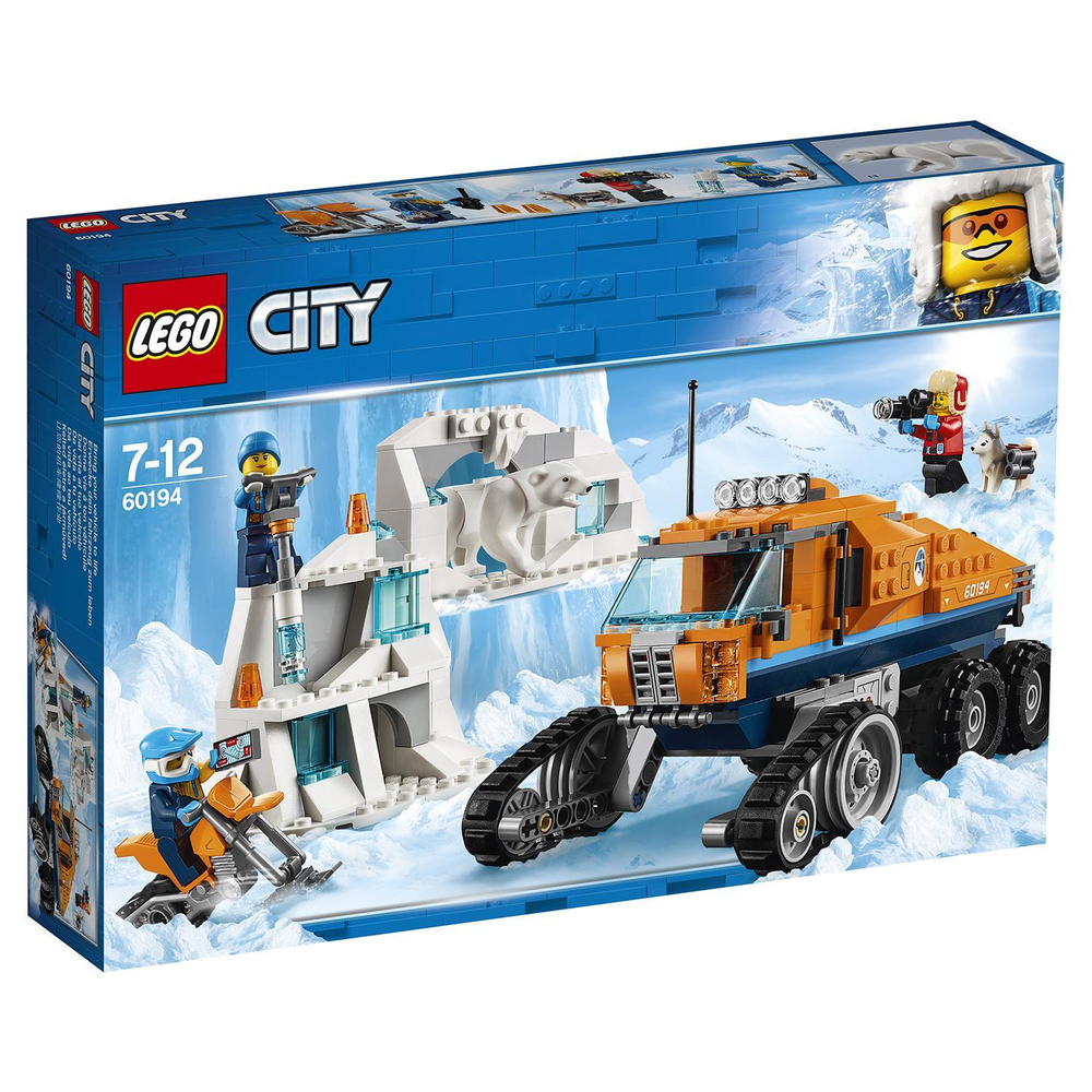 LEGO City: Арктическая экспедиция: Грузовик ледовой разведки 60194 — Arctic Scout Truck — Лего Сити Город