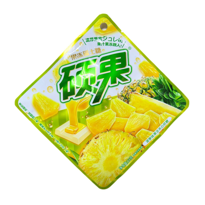 Жевательные конфеты Fruit Jelly с натуральным соком и вкусом Ананаса 23 г