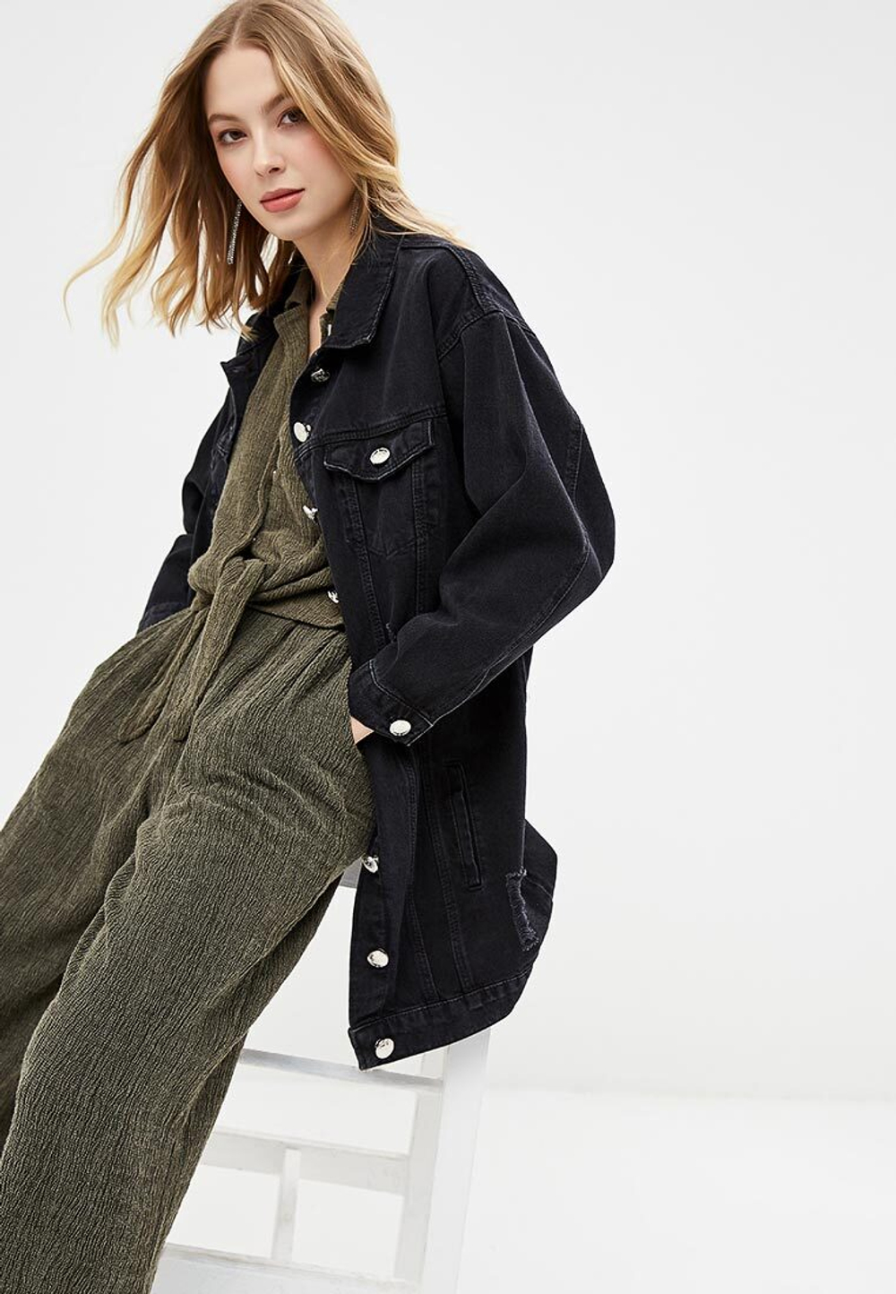 LIGVIANNI Джинсовая куртка Denim Jacket The Panda
