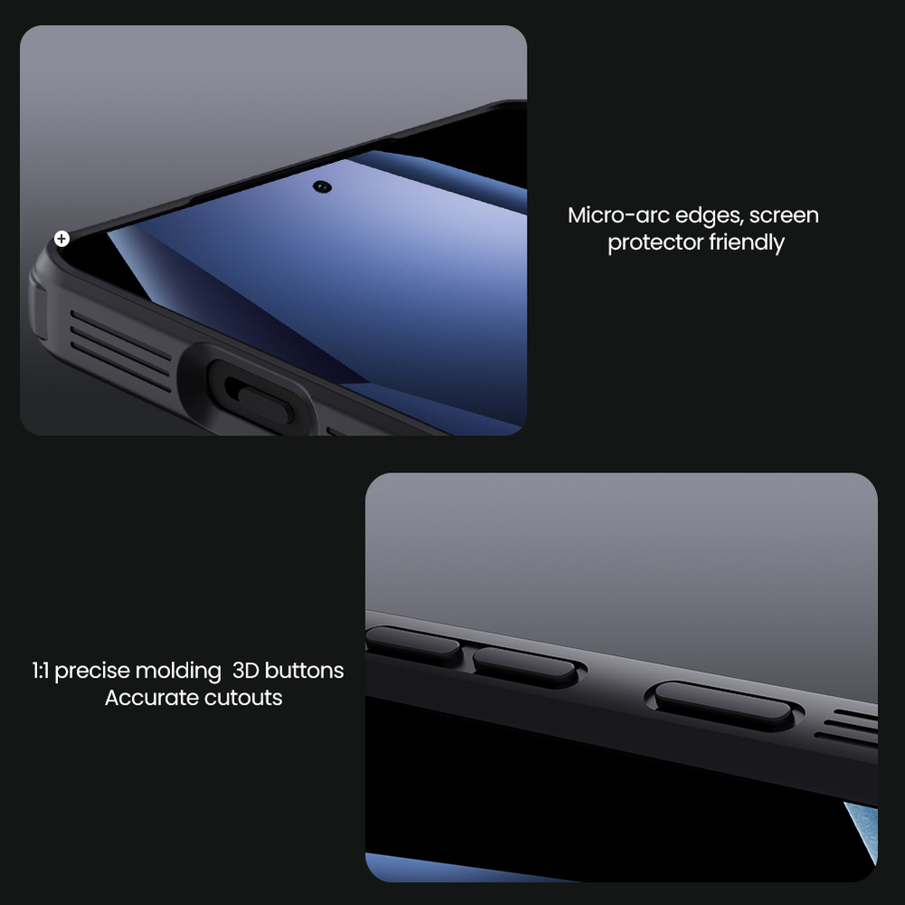 Чехол усиленный с защитной шторкой для камеры от Nillkin на OnePlus 13R, OnePlus Ace 5 и 5 Pro, серия CamShield Pro Case