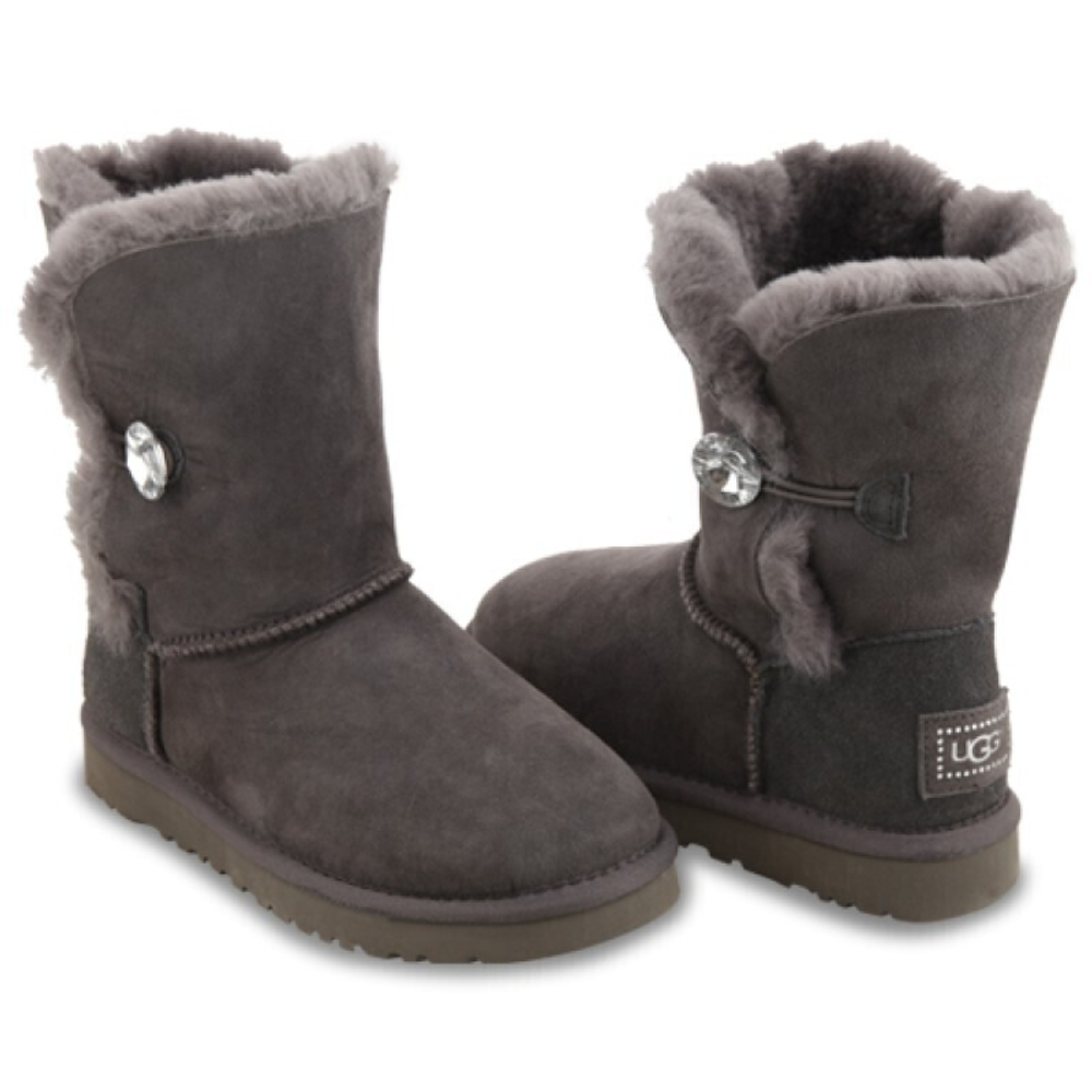Угги Bailey Button Bling Grey