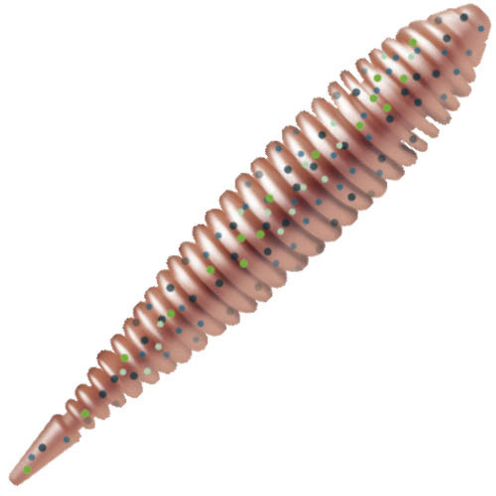 Приманка ZUB-MAGGOT SLIM 22мм(0,9")-20шт, (цвет 504) красный с блестками