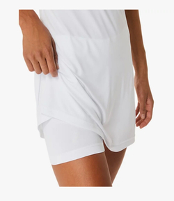 ASICS, COURT DRESS, BRILLIANT WHITE/MIDNIGHT, WOMEN, L