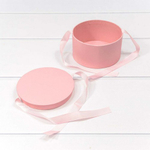 Коробка 11х6 см с лентами (Розовый)