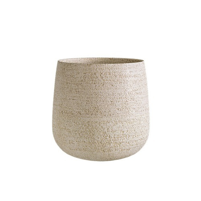 Кашпо Concretika Cone D24 H26 Erosia Yellow