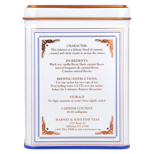 Harney & Sons, Classic Collection, Paris, 20 саше, 40 г (1,4 унции)