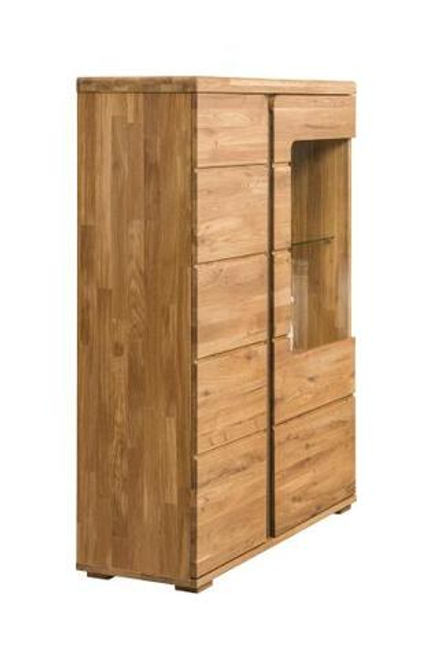 ЛОГАН Шкаф с витриной (вар.1)