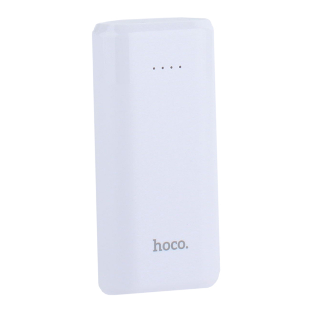 Аккумулятор внешний универсальный Hoco B35A-5200 mAh Entourage mobile Power bank (USB: 5V-1.0A) White Белый