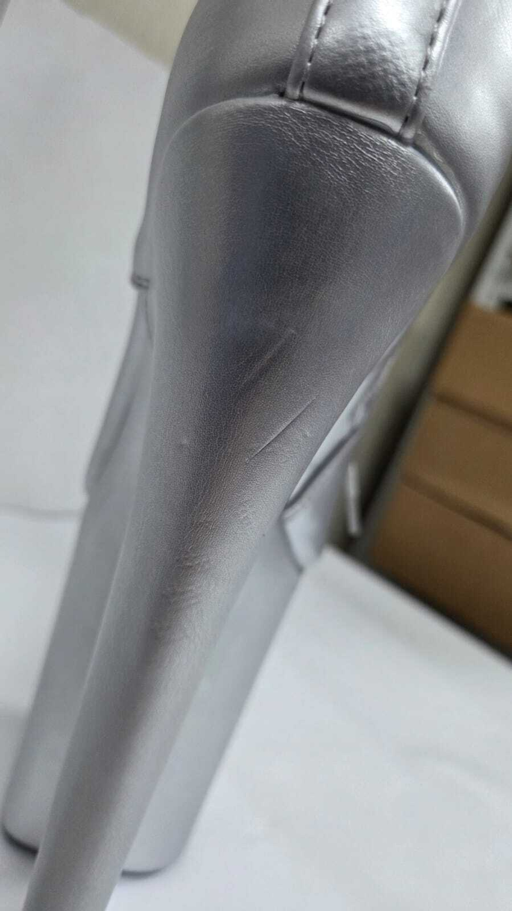 KIKO. Ботильоны четверки. PU. Открытые - SHDB-015-4-PU-sil-sale37_033