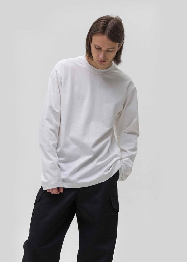 Лонгслив Плотный Мужской Белый - фото 4