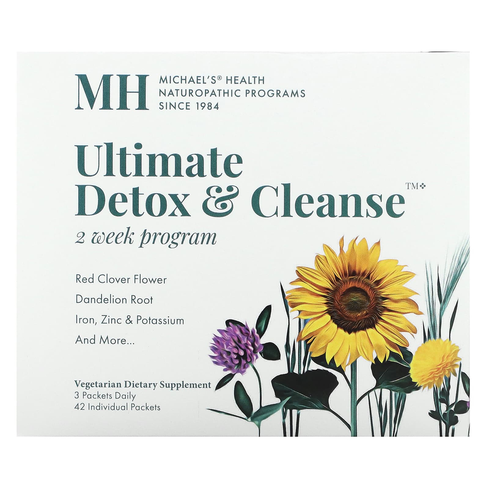 Michael's Health, Ultimate Detox & Cleanse, детокс и очищение, 42 пакетика