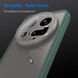 Защитный чехол с зелеными рамками для Xiaomi 15 Ultra, задняя крышка тонированная прозрачная
